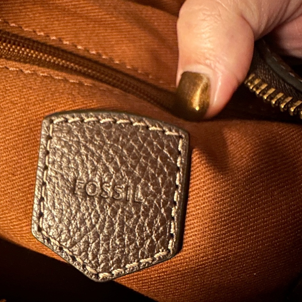 Brown Leather Women's Bag - Picture 3 of 3